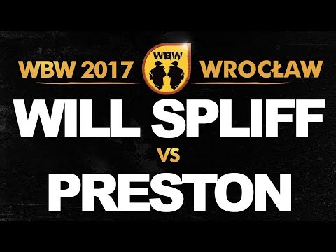 Will Spliff 🆚 Preston 🎤 WBW 2017 Wrocław (freestyle rap battle)