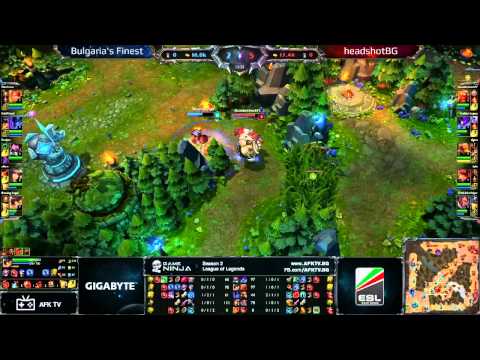 Game Ninja: LoL 5vs5 Bulgaria's Finest vs headshotBG