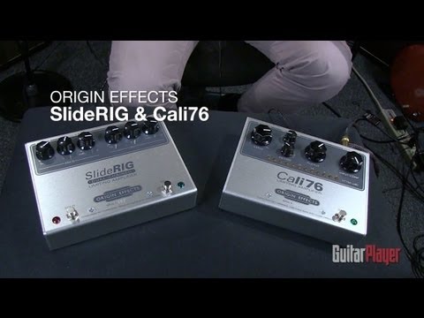 Barry Cleveland on the Origin Effects Cali76 and SlideRig Compressor Pedals