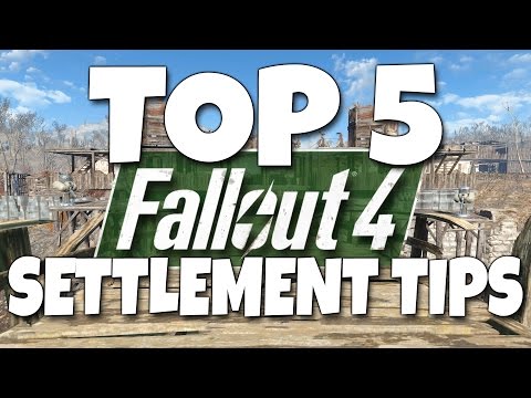Fallout 4 Tutorial Steam Community :: Video :: Fallout 4 Tutorial - Top 5 Tips For Settlements