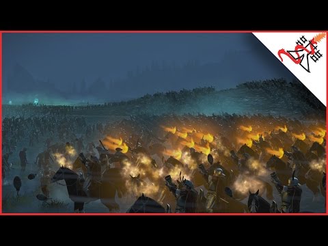 3120 GRENADE LAUNCHERS (Outriders) vs 12480 ZOMBIES - Total War: WARHAMMER