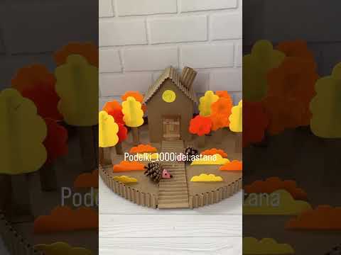 Идеи осенних поделок лес