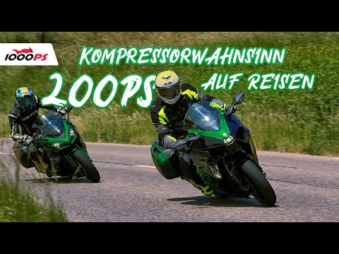 Reisen statt Rasen - Kawasaki Ninja H2 SX SE und Ninja 1000 SX im Test 2023