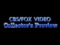 CBS Fox Video Fly In Bumper