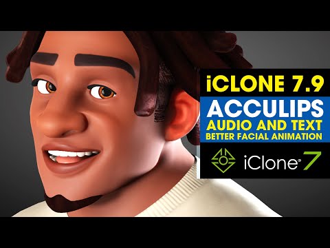 iClone 7.9 New Release ~ Acculips First Impressions ~ Updated Audio & Text to Lip Sync Animation