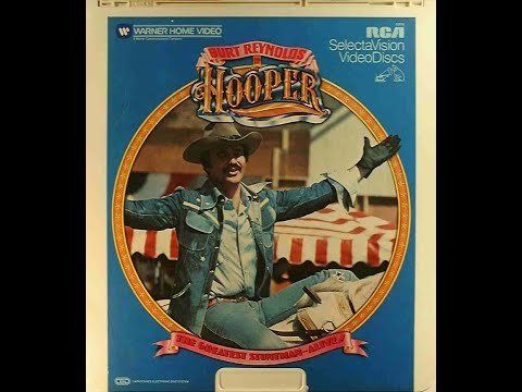 Hooper (1978) Sealed CED Videodisc Unwrapping