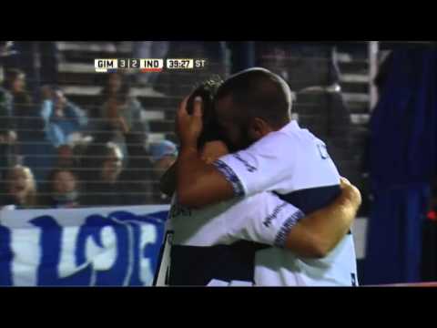Gol de Oreja. Gimnasia 3 - Independiente 2. Fecha 14. Primera División 2016.
