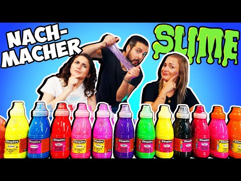 NACHMACHER SLIME CHALLENGE ! WER macht Kaans Slime besser nach?