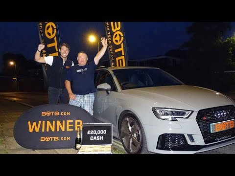Winner! Week 38 2017 - Paul Thorpe - Audi RS3 + £20k Cash (Sept 18th - 24th 2017)