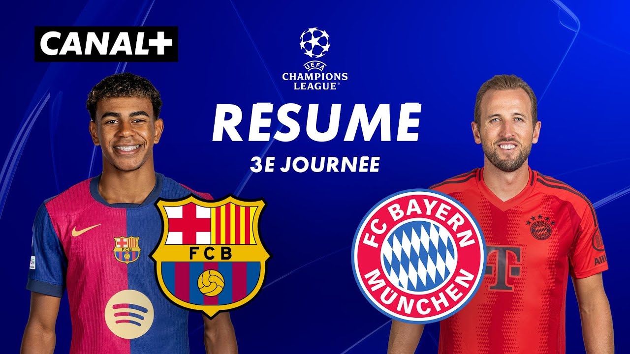 Le résumé de Barcelone / Bayern Munich - Ligue des champions 2024-25 (J3)