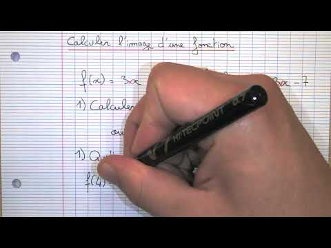 Calculer une IMAGE dans une FONCTION