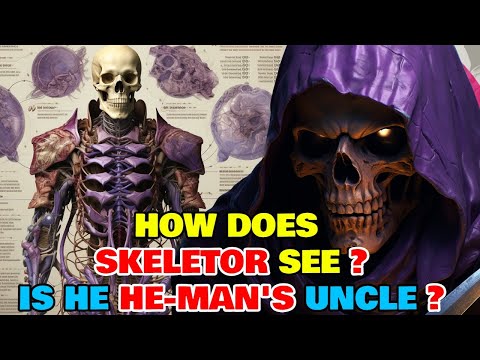 Skeletor Anatomy Explored - How Does Skeletor See, He Doesn't Have Eyes? Is He-Man's Uncle? & More!