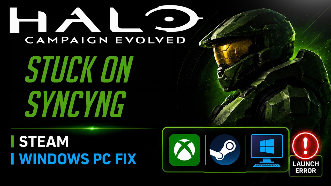 Halo Campaign Evolved Stuck On Syncing Data/Can't Sync Data With Cloud Right Now PC (Game Pass) FIX
