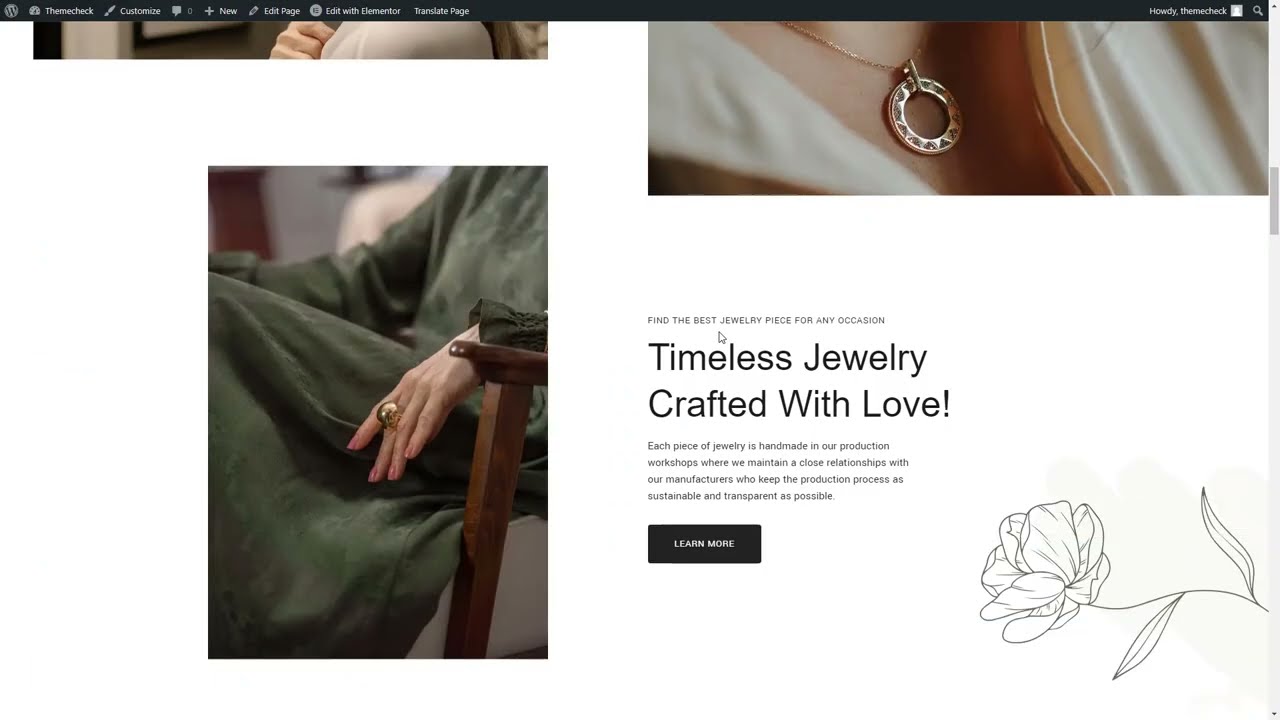 Luxria - Modern Jewelry Store WordPress Theme