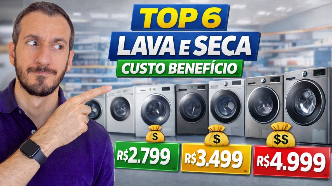 LAVA E SECA Custo Benefício 2026 - As 6 melhores Lava e Seca para Comprar 2026 Máquina Lava e Seca