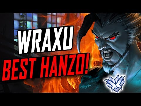 WRAXU BEST HANZO IN THE WORLD! 60 KILLS! [ OVERWATCH SEASON 6 TOP 500 ]