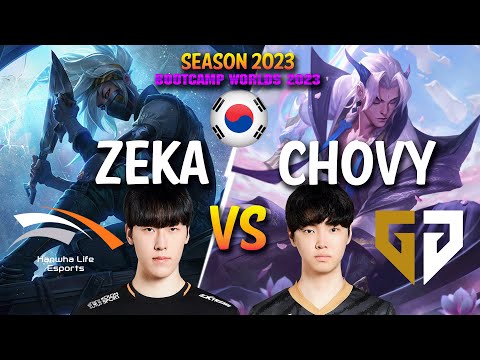 HLE Zeka vs GEN Chovy - Zeka AKALI vs Chovy YONE Mid - Patch 13.21 KR Ranked