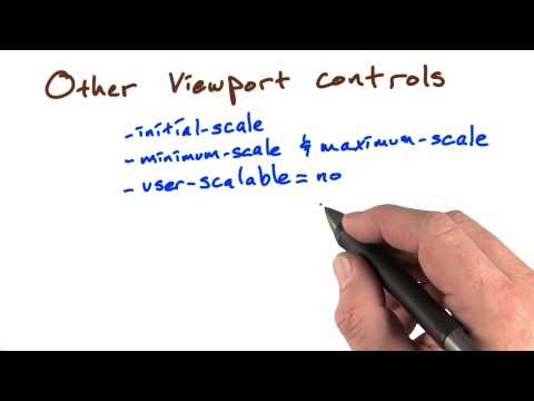 User Scalable Mobile Web Development