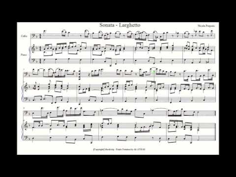 Nicolo Porpora - Cello Sonata - Larghetto