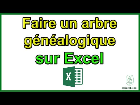 Comment faire un arbre généalogique sur Excel