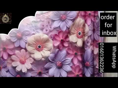 3d print korian velvet 7 pis table cloth for