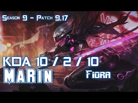 MaRin FIORA vs AATROX Top - Patch 9.17 KR Ranked