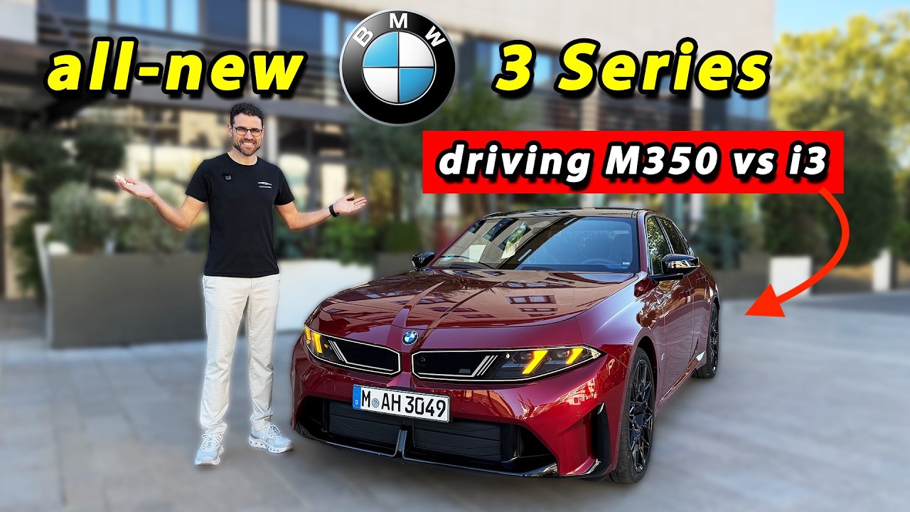 2027 BMW 3 Series driving REVIEW M350 6-cyl vs i3 electric - still the real deal?