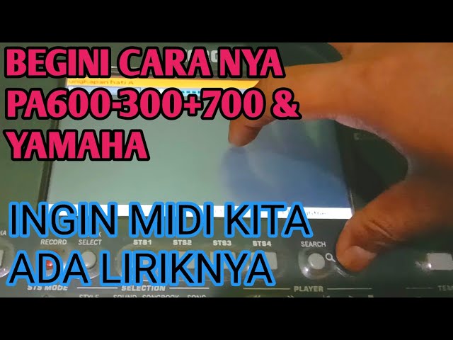 Video de pronunciación de lirik en Indonesia