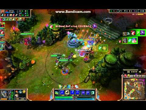 Ace with Galio - miss fortune [LoL]