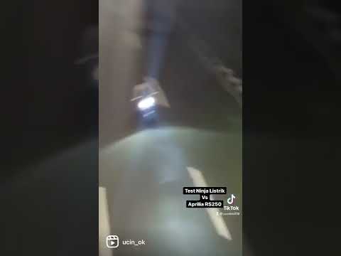 Ninja listrik VS aprilia RS250