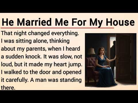 Learn English Through Story Level 3 | Graded Reader | English Story | He Married For My House