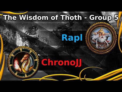 Age of Mythology: The Wisdom of Thoth Pro League - Group 5 - Rapl vs ChronoJJ