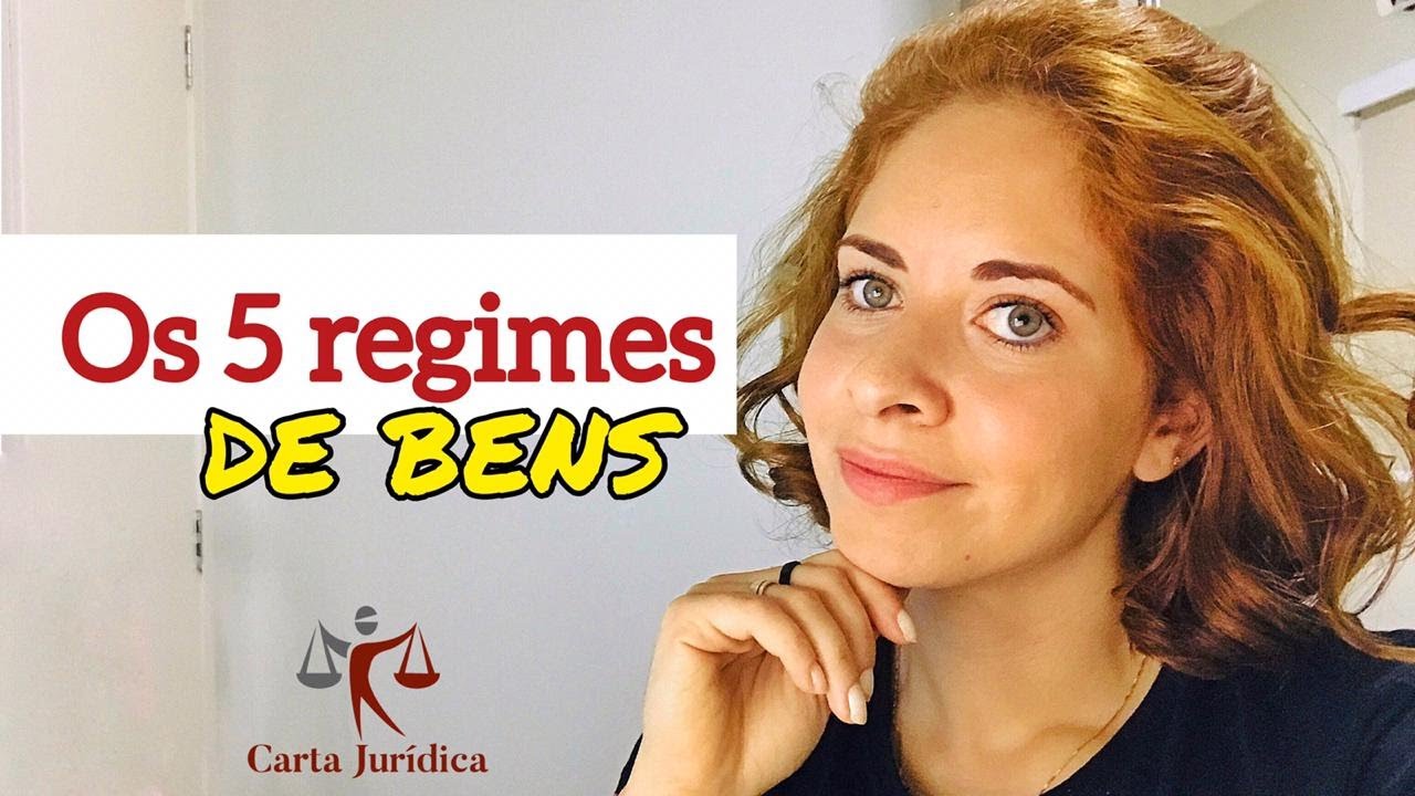 Os 5 regimes de bens - Direito de Família
