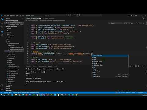 How To Share Javascript Code In Angular Typescript Export Class Import Function