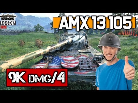 AMX 13 105: Powerfull light