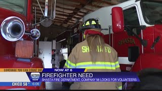Doing more with less: Shasta Fire Department is struggling to recruit volunteers