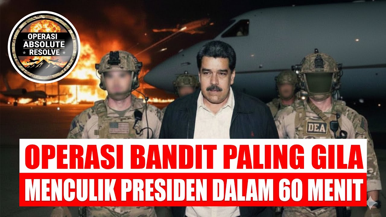Absolute Resolve, Operasi Bandit Amerika Menculik Presiden Venezuela Nicolas maduro