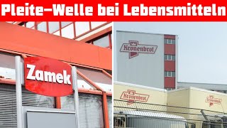 10 Lebensmittelhersteller, die INSOLVENT geworden sind