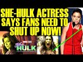 SHE-HULK ACTRESS SAYS FANS NEED TO SHUT UP AFTER SEASON 2 CANCELLED BY DISNEY! A Disgrace To Marvel