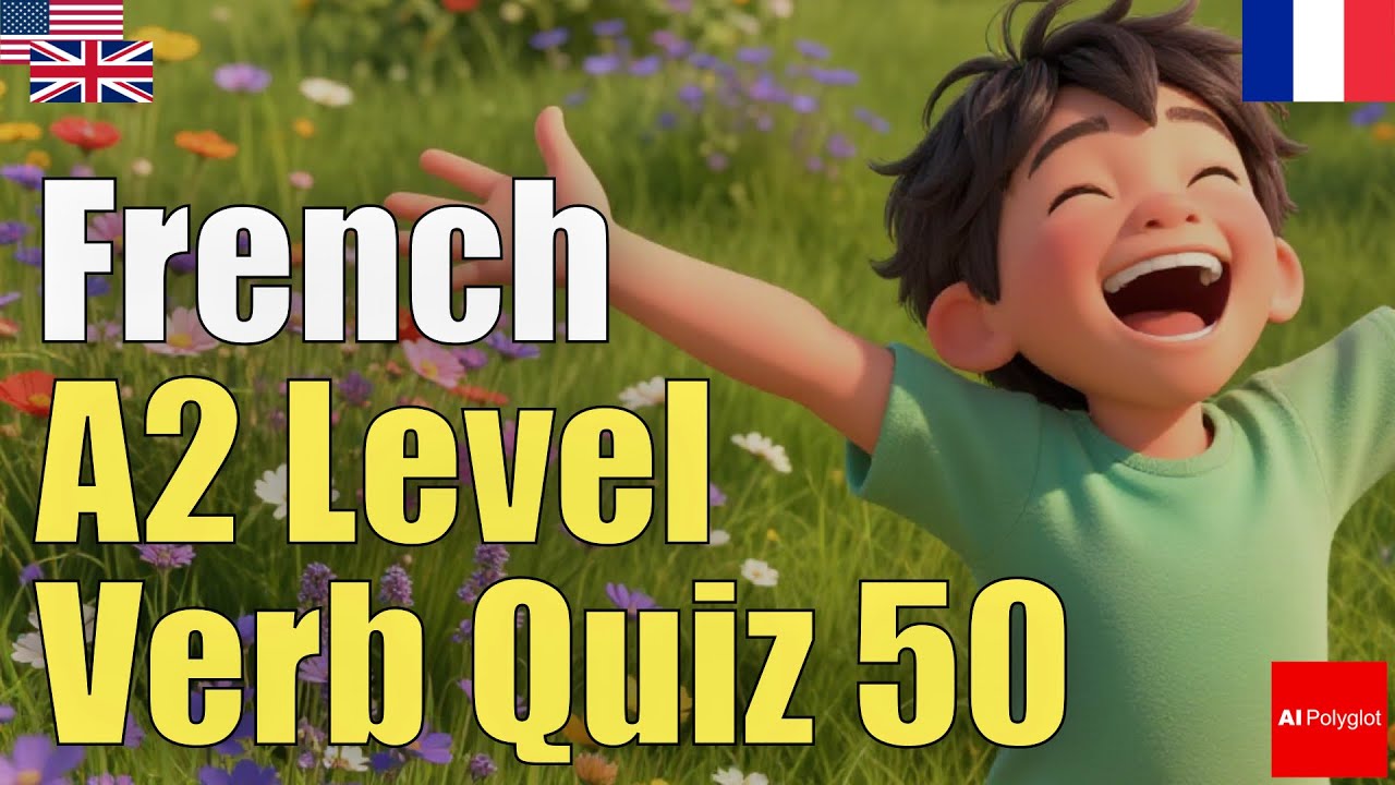 French A2 Level Verb Quiz 50 | From scratch | Immersion | Background | Natural | Common Phrases | Es