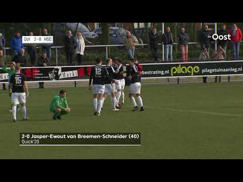 Quick'20 vindt aansluiting in Derde Divisie na derbyzege op HSC'21