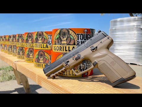 how much Gorilla Tape Does it take to Stop a Bullet?