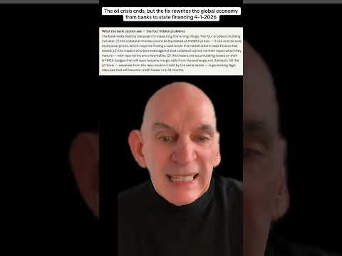 The oil crisis ends, but the fix rewrites the global economy from banks to state funding 4-1-2026