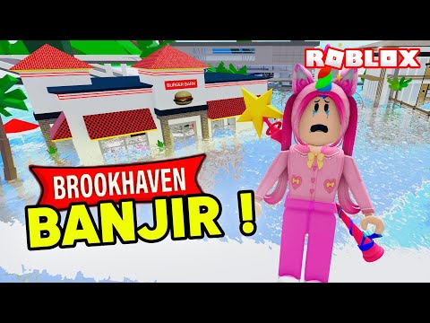 Drama Brookhaven BANJIR terburuk !? 🌊[Yen & Alien MISTERI] E8