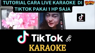 Download lagu TUTORIAL: HOW TO LIVE KARAOKE ON TIKTOK USING JUST 1 PHONE mp3