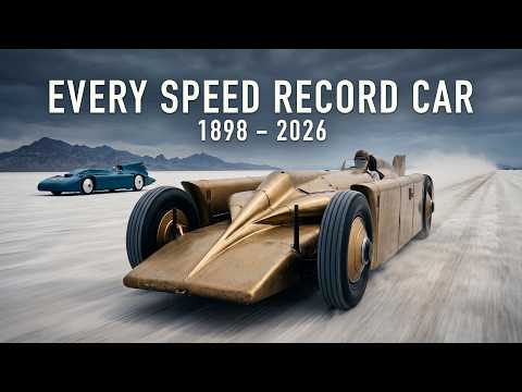 Every World Land Speed Record Car (1898–2026)