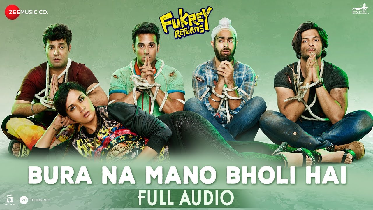 Bura Na Mano Bholi Hai Lyrics | Fukrey Returns | Manjot Singh | Gandharv Sachdev | Sumeet Bellary