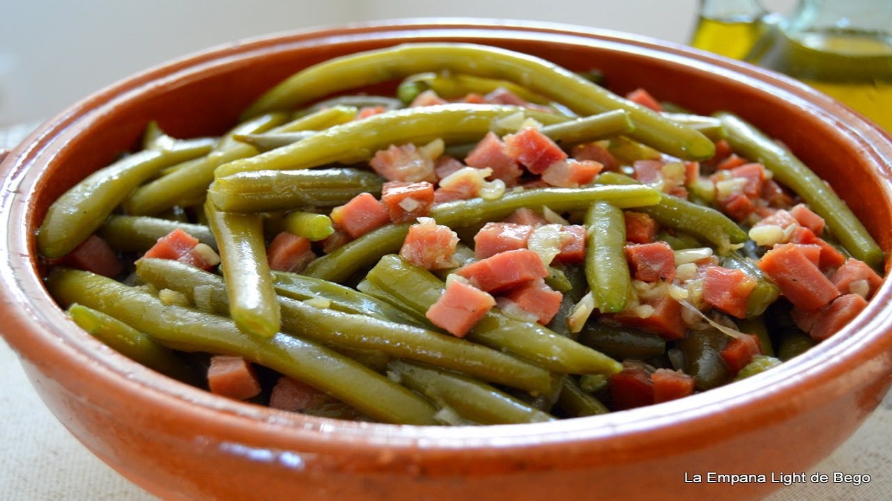 Recetas de Judias Verdes con Jamón Serrano