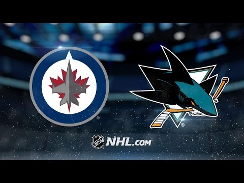 Scheifele scores twice, Jets top Sharks late