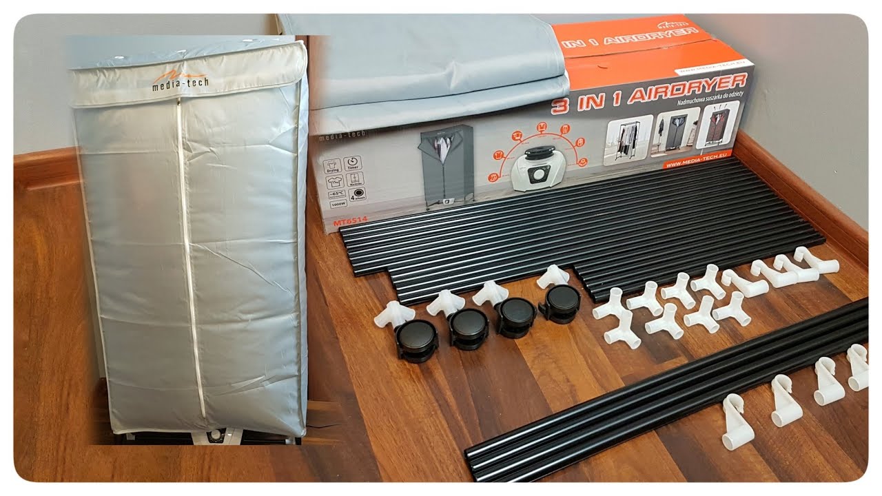 Watch 1000 W elektryczna suszarka do ubrań - nadmuchowa MT6514 now 1000 W elektryczna suszarka do ubrań - nadmuchowa MT6514